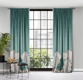 Dekorační vzorovaný velvet závěs s řasící páskou BELLIS 140x270 cm (cena za 1 kus) MyBestHome