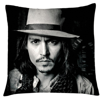 Polštář Johny Depp 01 Mybesthome 40x40 cm