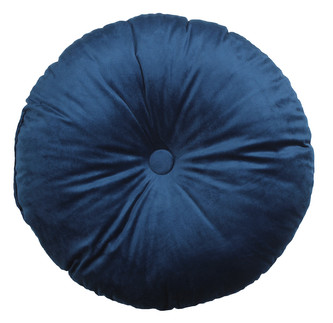 Polštář s výplní BETTY modrá O 40 cm Mybesthome