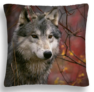 Polštář s vlkem 37 Mybesthome 40x40 cm