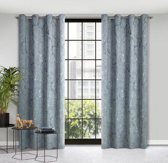 Dekorační velvet závěs MAICO šedá 140x250 cm (cena za 1 kus)  MyBestHome