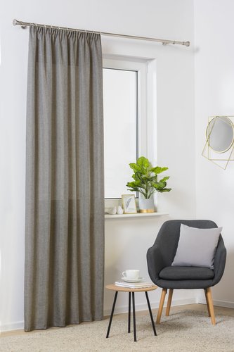 Dekorační závěs s řasící páskou KENT taupe 140x260 cm MyBestHome