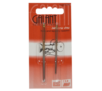 Jehly na vlnu - pozlacené ouško - stříbrný - délka 6 a 7 cm