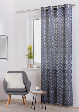 Dekorační závěs MURO tmavě šedá 140x245 cm MyBestHome