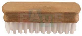 Kartáček dřevěný jednostranný; 10x3,5 cm; chlup 1,5 cm; dřevo, plast