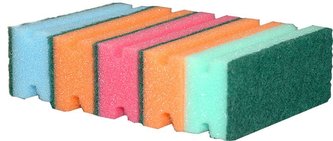 Houba GASTRO tvarovaná barevná balení 5 ks; 15,5x7x4,5 cm; polyuretan