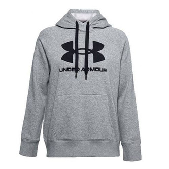 Dámská mikina Under Armour, Rival Fleece Logo Hoodie-GRY | 1356318-035 | MD