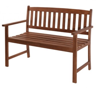 PROGARDEN Zahradní lavice PORTO akátové dřevo 110 x 66 x 86 cm KO-VT2200370