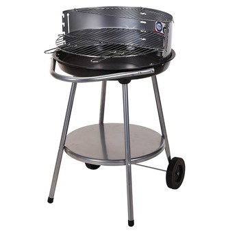 Gril na dřevěné uhlí kruhový VAGGAN 46 cm