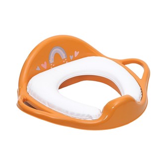 Dětské sedátko na WC měkké METEO hořčicové