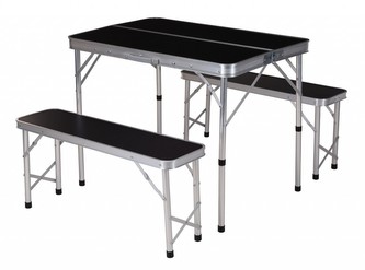 PROGARDEN Kempingový set skládací stůl + lavice KO-CM4100100