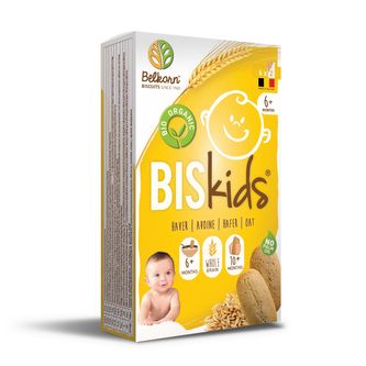 BISkids BIO dětské celozrnné ovesné sušenky 6M+ 150g
