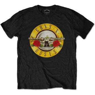 Pánské tričko Guns'N'Roses: Classic Logo (XL) černé bavlna