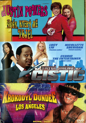 Austin Powers 2 + Krycí jméno Čistič + Krokodýl Dundee - 3DVD