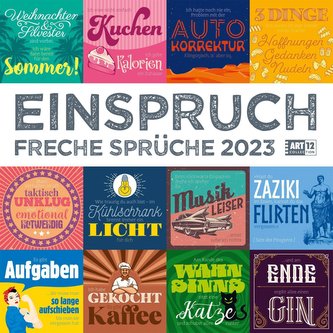 Einspruch Kalender 2023 - 30x30