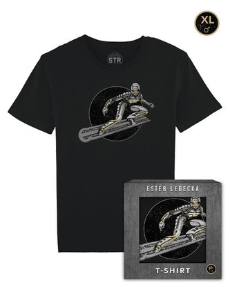 Tričko: Ester Ledecká, SNB- pánské XL