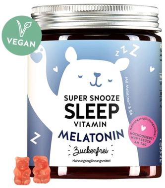 Bears with Benefits Vitamíny pro spánek s melatoninem bez cukru Super Snooz Sleep 60 ks