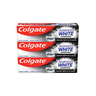 Colgate Bělicí zubní pasta Advanced White Charcoal 3 x 75 ml unisex