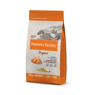 Nature´s variety orig. cat steril. s lososem 1,25kg