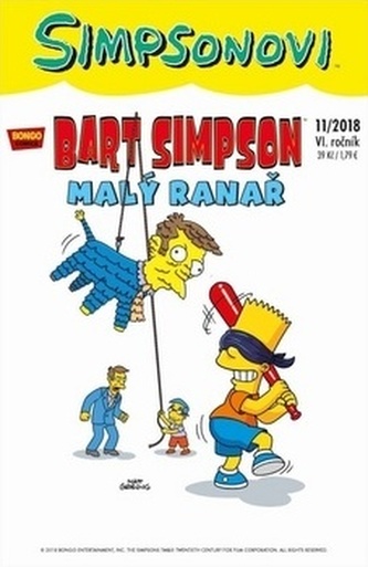 Simpsonovi - Bart Simpson 11/2018 - Malý ranař - Kolektiv Autorů