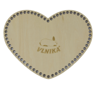 Dno - víko překližkové - přírodní - 20x18cm / otvory 8mm