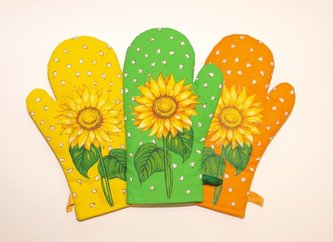 Chňapka 28cm bavlna magnet poutko