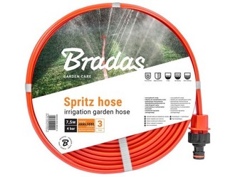 hadice rozstřik.plochá SPRITZ 1/2" 7,5m + spojky