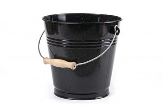 Vědro d24cm 8l černé smalt