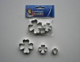 Vykrajovačka 734 sada 3ks čtyřlístky