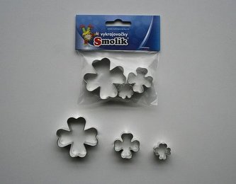Vykrajovačka 734 sada 3ks čtyřlístky