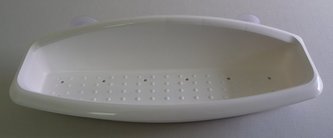 Police koupelnová 1patro CLASSIC + přísavky 38,3x13,8xh9,1cm slonová kost