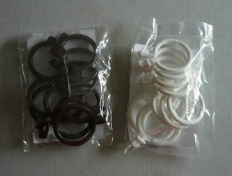 Kroužek záclonový sada 10ks bílá