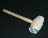 Palička na maso oba konce kovové