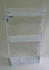 Polička 3 patra bílá