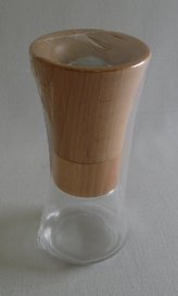 Mlýnek FARO na koření sklo/přírodní buk