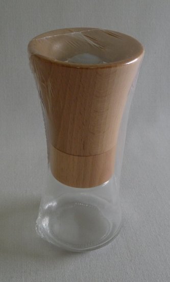 Mlýnek FARO na koření sklo/přírodní buk