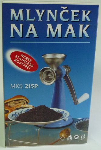 Mlýnek na mák s přísavkou český výrobek
