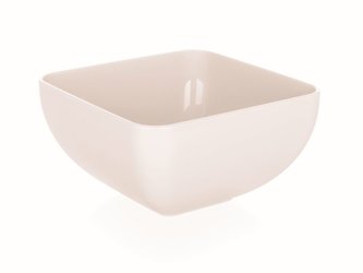 Miska 0,5l 11x11x6,3cm Amiens čtverec krémový plast