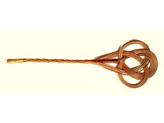 klepač na koberce 77cm proutěný lakovaný