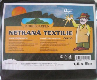 Textilie KONTEX 1,6x5m/mulč/čr