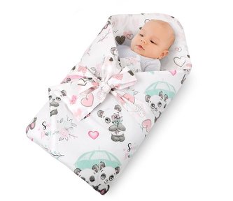 Zavinovačka - medvídek panda - 83x83 cm