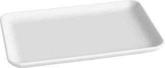 Podnos 15x10cm bílý melamin