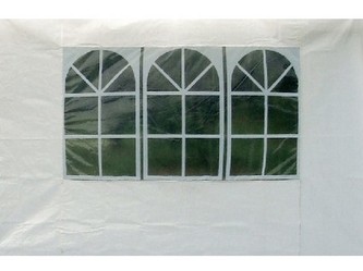 stěna k altánu 791935, 275/295x195cm s okny (2ks)