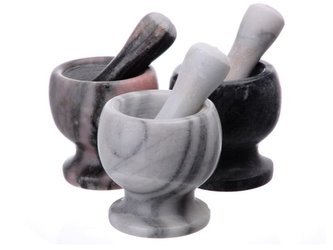Hmoždíř d10cm s tloučkem mramor Hmoždíř d10cm s tloučkem mramor