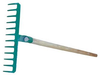 hrábě 14z d.39,5cm ocel S NÁSADOU 150cm