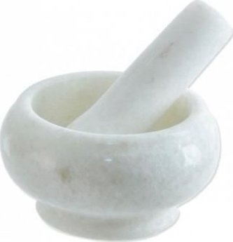 Hmoždíř s tloučkem d9cm mramor