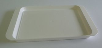 Podnos 21x14cm bílý 0+90C