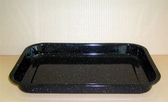Plech na pečení smalt 42x29x5cm/2.jakost