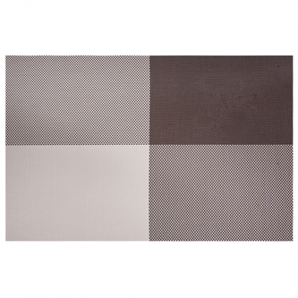 Prostírání 45x30cm Cube hnědé plast
