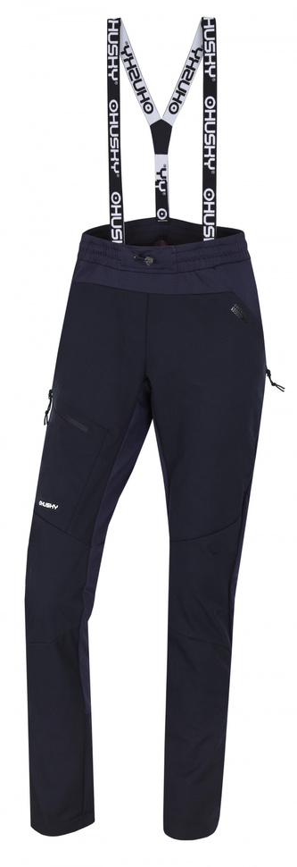 Dámské outdoor kalhoty Kixees L černomodrá - M